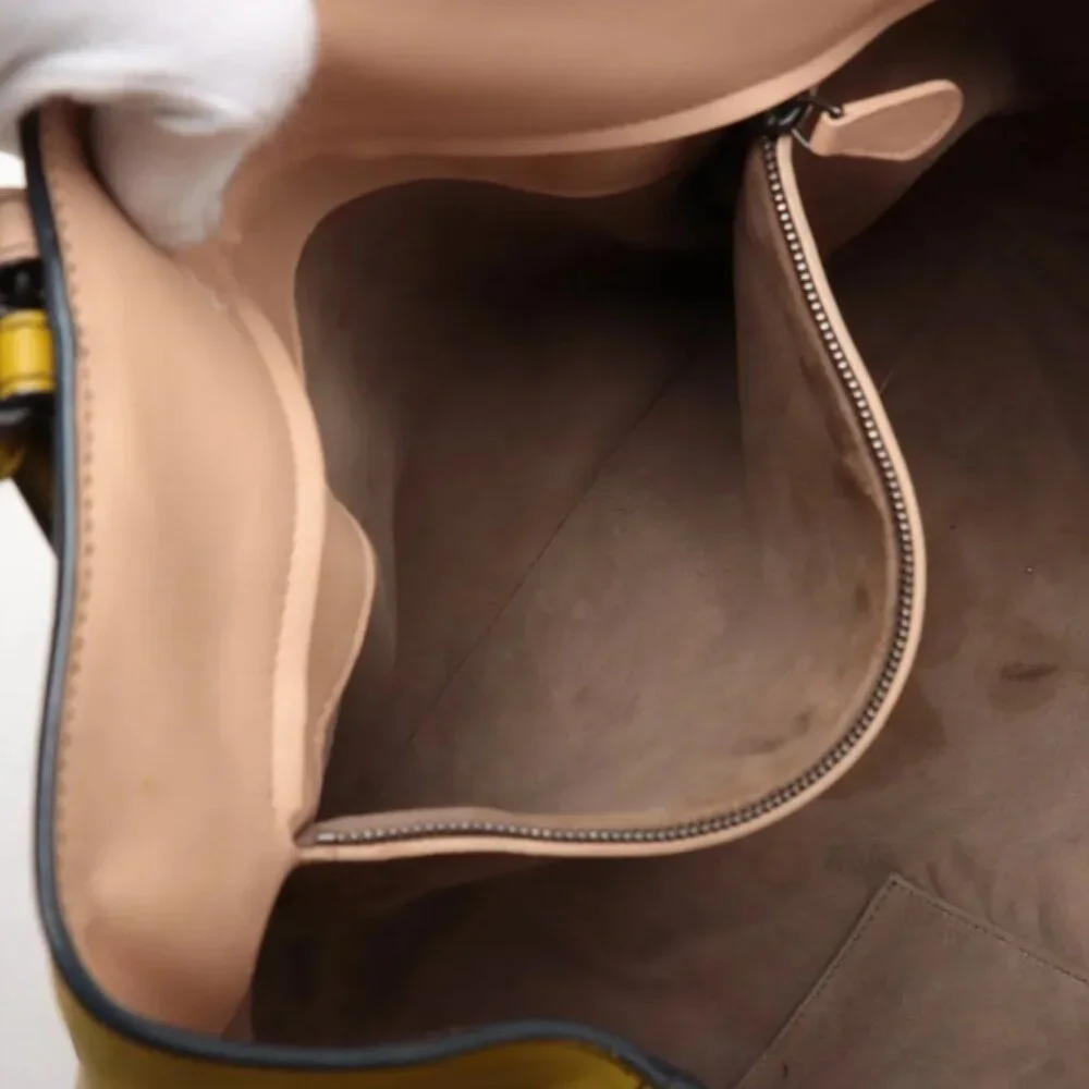 Bottega Veneta Intrecciato Corso Leather Tote Bag Green x Pink - Picture 7 of 16